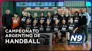 CAMPEONATO ARGENTINO DE HANDBALL  NOTICIERO 9 [upl. by Enomor]