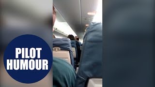 FlyBe pilot makes hilarious preflight announcement [upl. by Orenid]