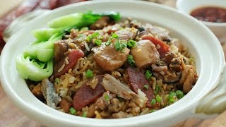 quotClaypotquot Rice Made In 30 Minutes With A Rice Cooker Recipe  电饭锅煲仔饭 [upl. by Ocimad156]