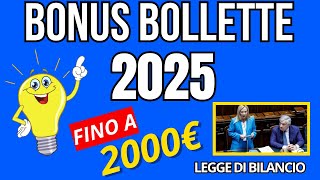 INPS CONFERMA Bonus Bollette in Busta Paga per il 2025 [upl. by Elmina]