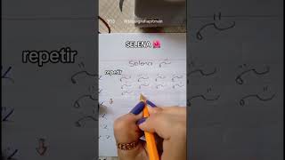 COMO SE ESCRIBE ✍️ SELENA SELENE SELINA cover shortvideo taquigrafia [upl. by Rydder930]