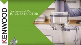 Kenwood Chef I Kitchen Machines I How to assemble the Juice Extractor [upl. by Yllrebmik]