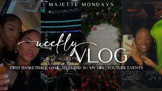 trip to LA catching up w my girl youtube events a lakers game amp good vibes  weekly vlog [upl. by Jardena312]