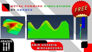 metal forming simulation by abaqus [upl. by Hardman705]