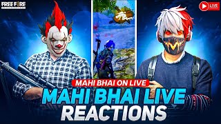 🔥1v2 Live Reactions🔥Free Fire Live In Telugu💥TEAM MAHI YT⚠️ ON LIVE 💥freefire [upl. by Devin7]