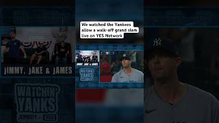 Yankees allow a walkoff grand slam REACTION yankees mlb baseball sports walkoff homerun [upl. by Vona]