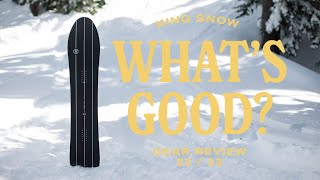 Ride Peace Seeker Snowboard Review 2023  What’s Good ridemfg [upl. by Yrehcaz689]