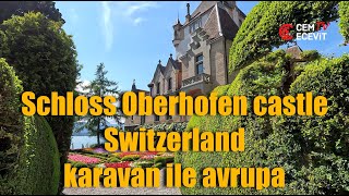 Schloss Oberhofen şatosu ve botanik bahçesi Schloss Oberhofen Castle Switzerland [upl. by Akimat]