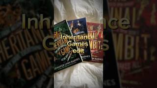 Inheritance games edit💰💚books booktube edit fyp [upl. by Prosperus539]