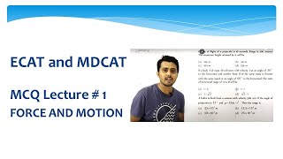 MCQs Force and motion  MDCAT  ECAT  PMC  JEE NEET Physics [upl. by Hgieleak]