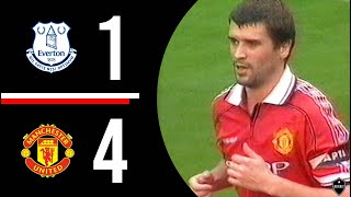 Everton v Manchester United  Cole Yorke and Blomqvist score  Highlights  19981999 [upl. by Madid466]