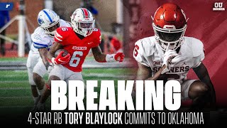 4Star RB Tory Blaylock Commits to OU  Scrimmage Notes and Intel  Under The Visor Podcast [upl. by Lara]