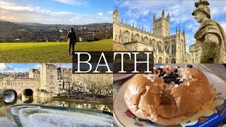 2 Days in BATH UK VLOG  Roman Baths Thermae Bath Spa Hiking Cafes Royal Crescent [upl. by Asikal442]