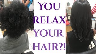 Issa Relaxer Blowout On Type 4 Natural Hair [upl. by Melessa]