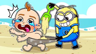 Stop Bob What are you doing Release Gru Junior now Minions and friends story animation [upl. by Asirb]