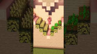 Minecraft Heart House🥰 shorts [upl. by Avelin]