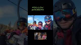 Breckenridge Skiing Kid LilyRips [upl. by Nadnerb]