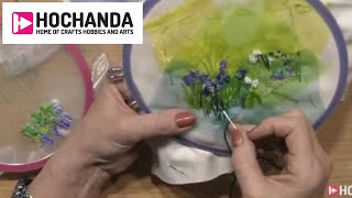 Embroidery and Stitching Tutorials with Rowandean Embroidery at Hochanda Live [upl. by Wyon]