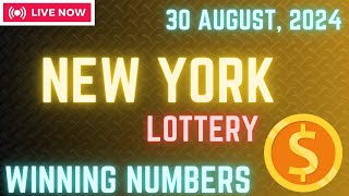 New York Midday Lottery Results For  30 Aug 2024  Numbers  Win 4  Take 5  NY Lotto  Powerball [upl. by Loma]