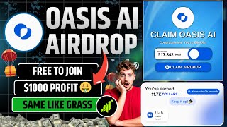 2025 Big Airdrop 🪂 Oasis AI Airdrop 🪂  Free Testnet Airdrop 🪂 Oasis Ai Real or Fake [upl. by Llenhoj640]