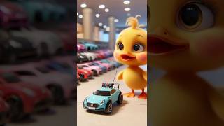 Cute Duckling lost his favourite Remote Car 🚗 in an accident [upl. by Nanek]