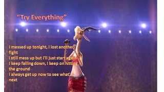 Shakira  Try Everything LYRICS [upl. by Irma]