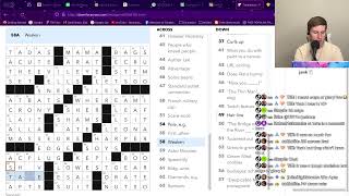 🔴LIVE I read at 3rd grade level Please help with crossword 75 [upl. by Stephen197]