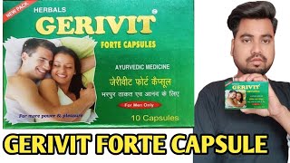 Gerivit Forte Capsules Unboxing amp ReviewsBenifits Of Herbal Gerivit Forte Capsules [upl. by Snah]