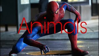 The Amazing SpiderMan  Maroon 5  Animals  music video [upl. by Lindo724]