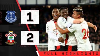 EXTENDED HIGHLIGHTS Everton 12 Southampton  Premier League [upl. by Odnaloy]