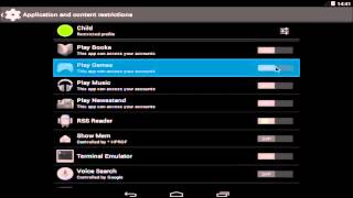 Android Tablet Restricted User [upl. by Ylreveb]