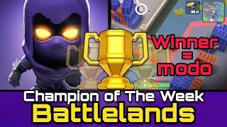 LIVE Battlelands Royale Champion of The Week Part 10  Winner  Modo [upl. by Ecydnarb]