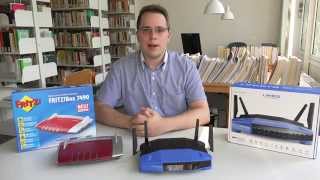 Linksys WRT1900AC vs AVM FritzBox 7490  Vergleich der Flaggschiffe [upl. by Sirehc]