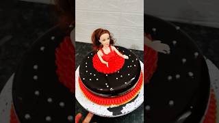 Chocolate Barbie Doll Cake Design cake barbiedoll shortsfeed shorts youtubeshorts [upl. by Aicirt877]