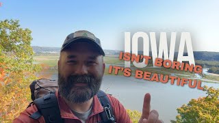 Iowa Isnt Boring Its Beautiful  Hiking 7 Miles At Pikes Peak State Park In Iowa [upl. by Lucrece]