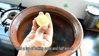 How to clean clay pot after Cooking Step by Step [upl. by Vick]