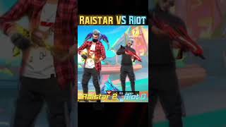 RAISTAR VS RIOT FF COMPARISON 💀❗❓ [upl. by Jacquelyn]