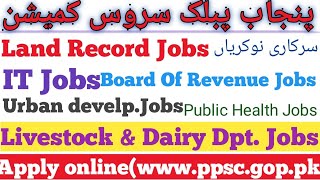 PPSC NEW JOBS Social welfare jobsHealth dpt jobs Land records authority jobsLivestock jobs [upl. by Neelhtakyram]