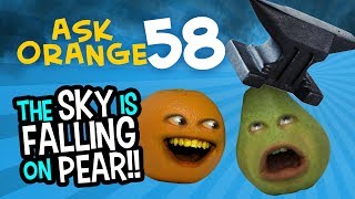 Ask Orange 58 Everything Falling on Pear Annoying Orange [upl. by Ennairak]