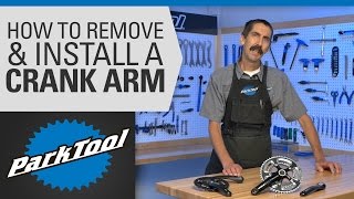 How to Remove and Install a Crank Arm on a Bike [upl. by Odericus]