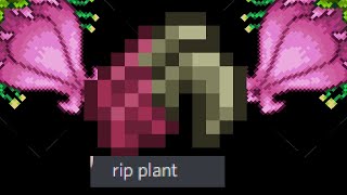 PostNerf Baghnakhs Plantera Exploit  Terraria 14 Master Mode [upl. by Haibot]