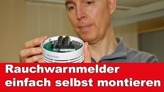 So werden Rauchmelder montiert [upl. by Razaile677]