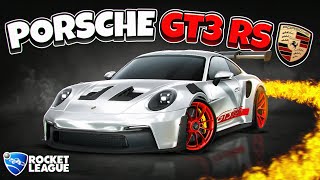 A NOVA PORSCHE 911 GT3 RS a MAIS RÁPIDA e APELONA do ROCKET LEAGUE [upl. by Jeremias]