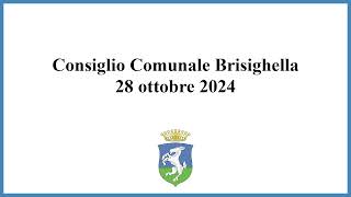 Consiglio Comunale di Brisighella del 28 ottobre 2024 [upl. by Chrisoula]