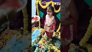 మా పాపకి చిన్న ఫంక్షన్ చేసాము😍😍 viral sankranthi shorts bhogi [upl. by Yttam]