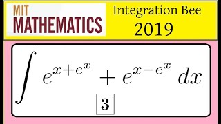 🐝MIT Intégration Bee 2019 qualifying exam problem 03 Concours de Calculs dintégrales qualifiers [upl. by Ewold]