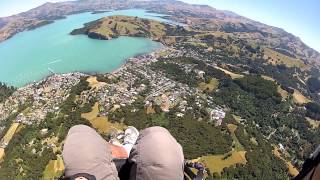 Paragliding in Akaroa New Zealand [upl. by Laurel424]