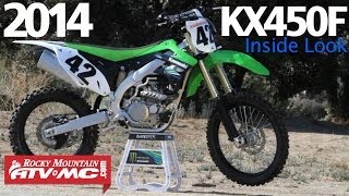 2014 Kawasaki KX450F Inside Look [upl. by Rodmann45]