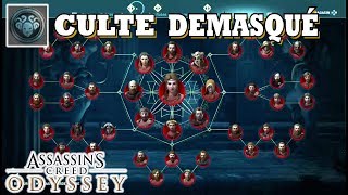 ASSASSINS CREED ODYSSEY Tous Les Membres Du Culte De Kosmos  Trophée Culte Démasqué [upl. by Griffie84]