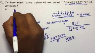 Permutations and Combinations tricks  Words  Aptitude  Part1  Pratik Shrivastava sir [upl. by Wei]